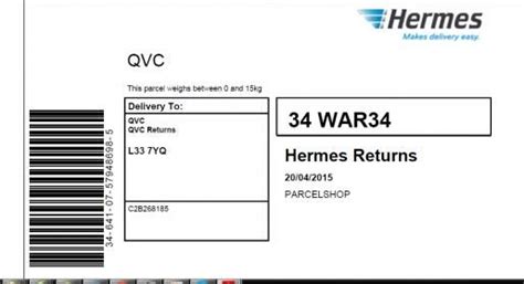 why is hermes returning my parcel to sender|Hermes return label.